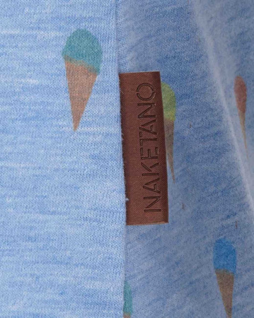Толстовка легкая женская с капюшоном Naketano Saksofon (Blue L)