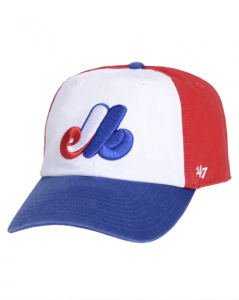Бейсболка '47 Brand Clean Up Logo Brand ХЛОПОК OS (Philadelphia 76ers Blue Red OS)