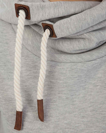 Толстовка женская с капюшоном Naketano Karsal (Grey S)