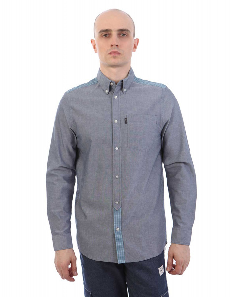 Рубашка Wesc, C1, Lamar Men's l/s Shirt (L синий)