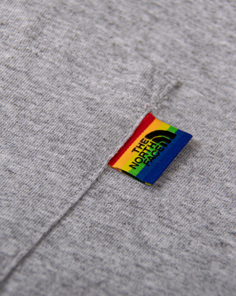 Футболка The North Face Pocket with Rainbow (Grey Short-Sleeve L)