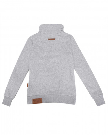 Толстовка женская на молнии Naketano Hanza Arscgenzahler (Grey XS)