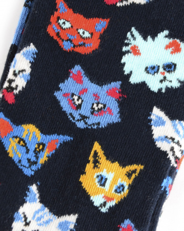 Носки Happy Socks Comb Cotton (Cats Blue 41-46)