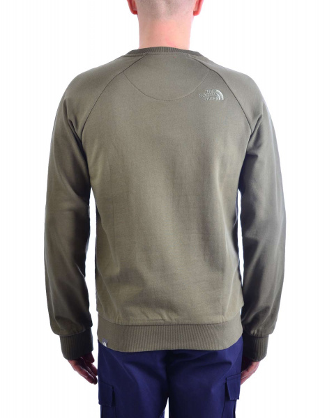 Толстовка мужская свитшот The North Face Dome Simple Raglan (L зеленый)