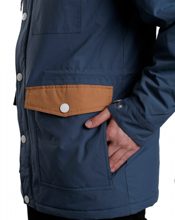 Куртка-парка Iriedaily Insulaner Parka (L сине-коричневый)
