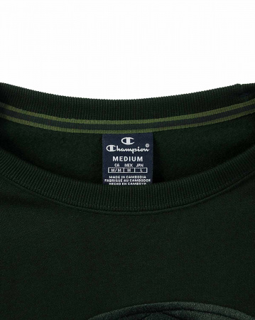 Толстовка свитшот Champion Authentic American GS512 (L темно-зеленый)