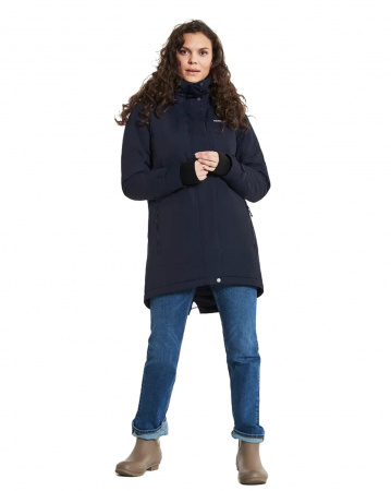 Куртка женская Didriksons Tanja 504420 (999 глубокая синяя ночь, 46)