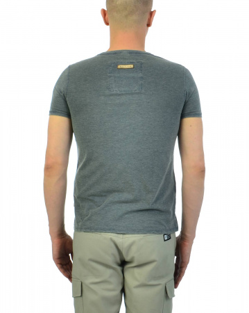 Футболка мужская Naketano Halim Trabando (Bluegrey Mel XXL)