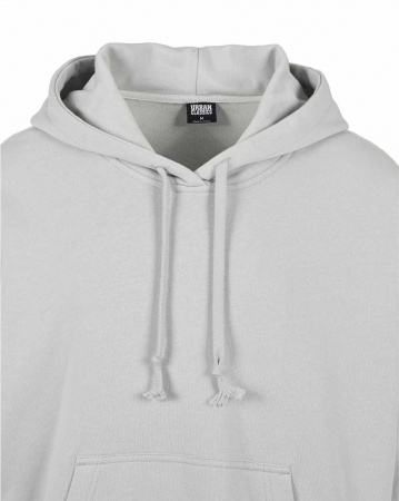 Толстовка мужская с капюшоном Urban Classics 80's Hoody TB4154 (XL серый светлый)
