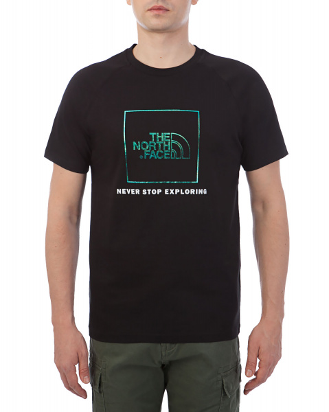Футболка мужская The North Face Metallic Brand Print Iridiscent (XS черный)