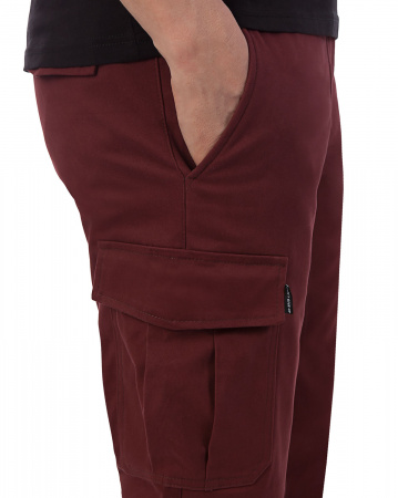 Джоггеры мужские на флисе Cool Penguin JMTL 1713W (Wine 2XL)