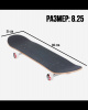 Дека Element Canada 8.25 с покрытием 5 (15 красный оранжевый 8.25)