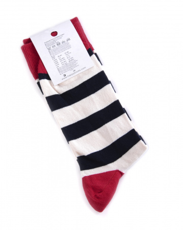 Носки Happy Socks Comb Cotton (Stripes White 41-46)