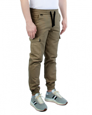 Джоггеры мужские на флисе Cool Penguin JMC 1713W (Beige L)