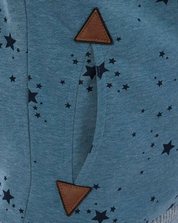 Толстовка женская с капюшоном Naketano Darthovic Mega Star (Blue M)