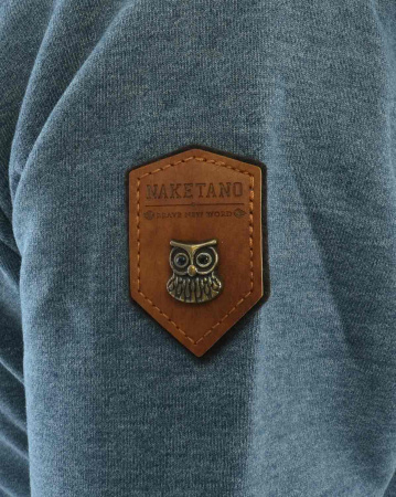 Толстовка женская на молнии с капюшоном Naketano Brazzo по 1 штуке (Dark Ash Mel S)