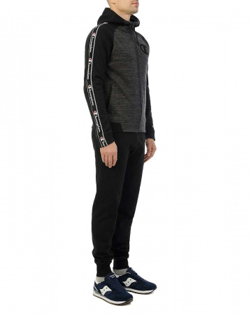 Толстовка с капюшоном на молнии Champion Authentic American EZ509 (S черный свет)