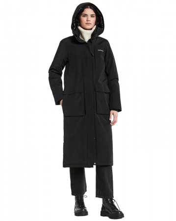 Куртка женская Didriksons Leya Long 504300 (060 черный, 48)