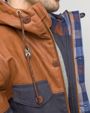 Куртка-парка Iriedaily Dock 36 Winter Parka (L темно-синий)
