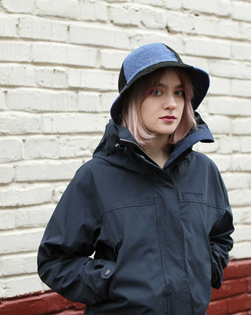 Панама Kangol Octagon Bermuda Casual (L синий чёрный)