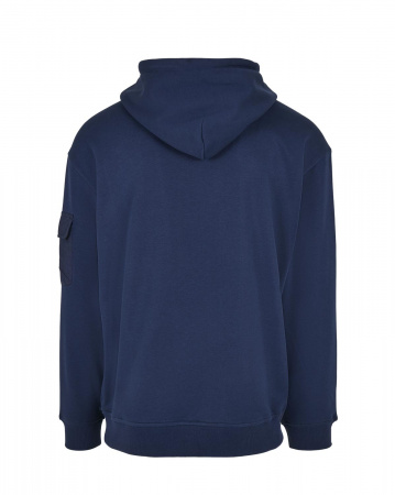Толстовка мужская с капюшоном Urban Classics 80's Hoody TB4135 (XL темно-синий)