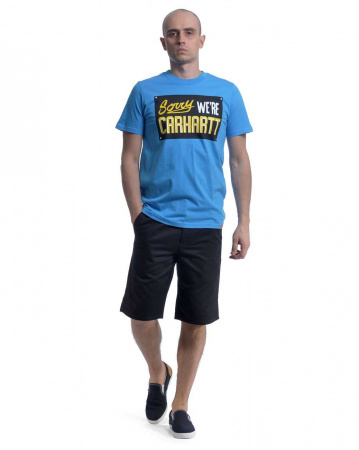 Футболка Carhartt S/S Sigh (S темно-голубой)