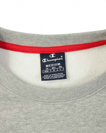 Толстовка свитшот Champion Authentic American YS016 - EM006 (S серый золотой)