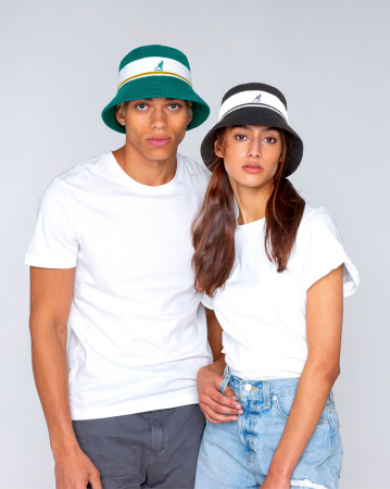 Панама Kangol Bermuda STRIPE BUCKET K3326ST (BK001 Black, S)