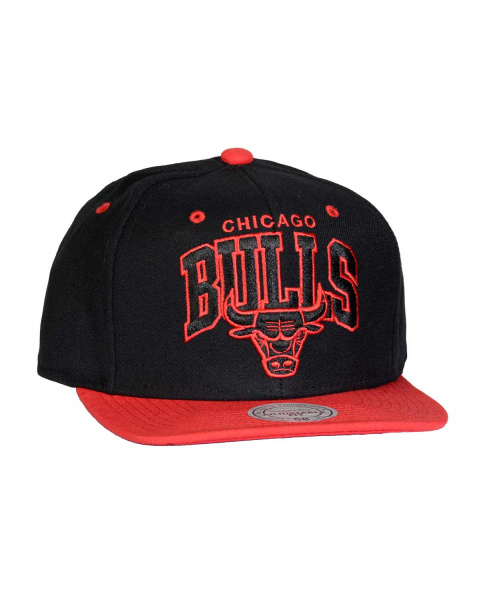 Бейсболка с прямым козырьком Mitchell and Ness EU161 GUARD Boston Bruins Black (Chicago Bulls Black, OS)