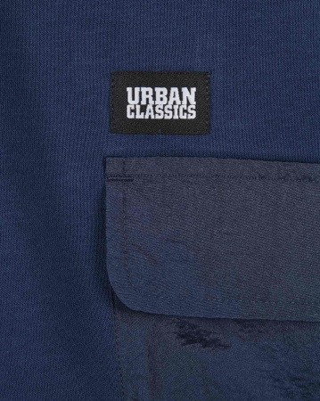 Толстовка мужская с капюшоном Urban Classics 80's Hoody TB4135 (XL темно-синий)
