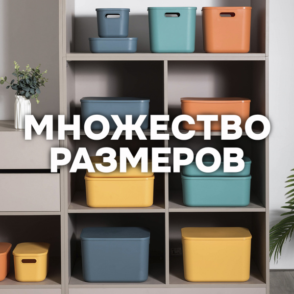 Контейнер АЛИ ЧАЙНА, SH179, 3.6 L (3.6 L синий низкий маленький)