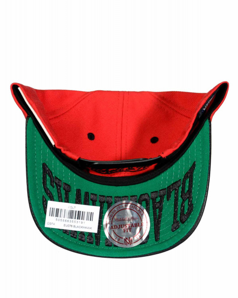 Головной убор EU076 COLT CHICAGO BLACKHAWKS RED MN2-EU076-COLT-CHBL-RED (Chicago Blackhawks Red, OS)