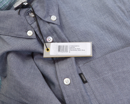 Рубашка Wesc, C1, Lamar Men's l/s Shirt (L синий)
