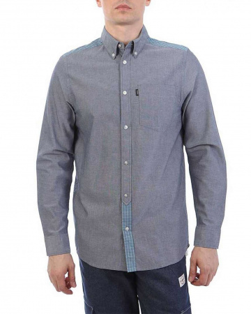 Рубашка Wesc, C1, Lamar Men's l/s Shirt (S синий)