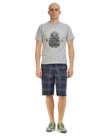 Футболка Carhartt USA K517 T-shirt Regular (S серый золотой)