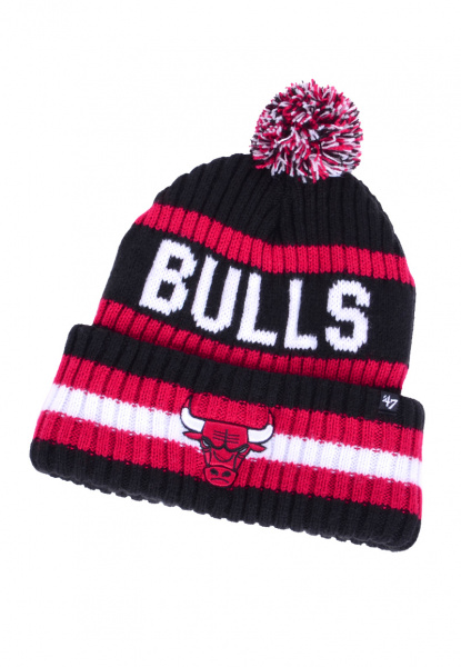 Шапка флисовая '47 Brand (NBA Chicago Bulls Black)