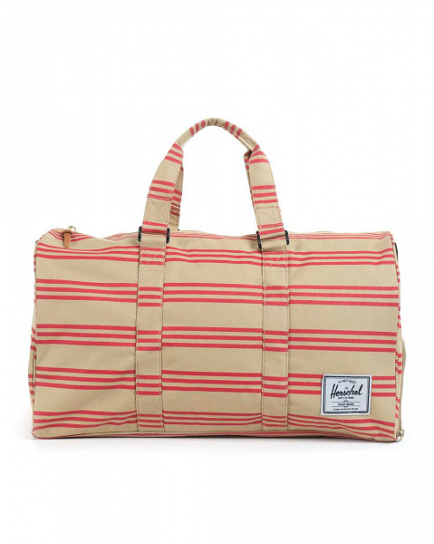 Сумка Herschel Novel Stripe (40 L красно-бежевый)