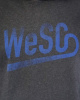 Толстовка мужская кенгуру с капюшоном Wesc Baseball (M темно-серый)