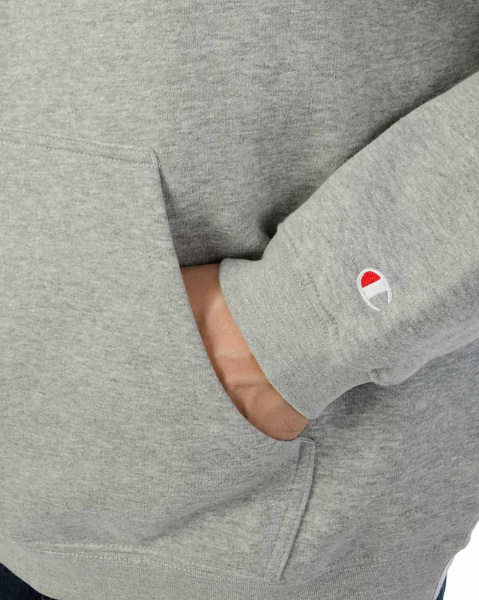Толстовка с капюшоном Champion Authentic American KK001 EM006 (M серый золотой)