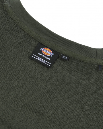 Толстовка мужская свитшот Dickies Mount Vista Sweatshirt (Olive, S)