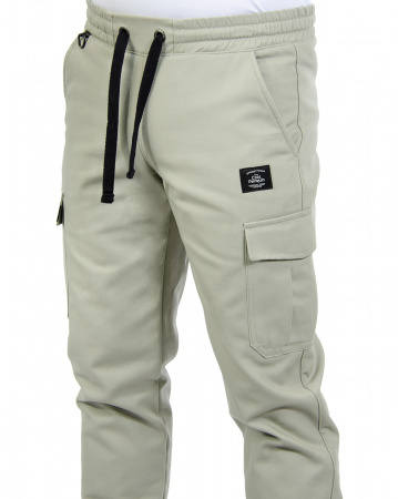 Джоггеры мужские на флисе Cool Penguin JMC 1713W (Light Beige XXS)