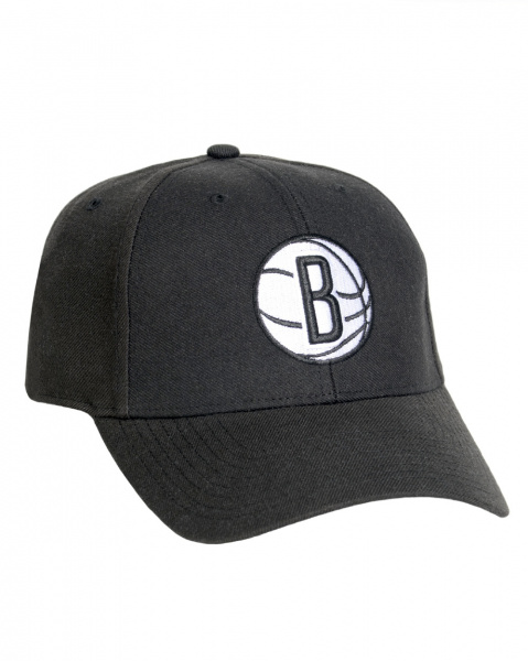 Бейсболка '47 Brand MVP LogoBrand WBV ЛИПУЧКА 2 NBA (Brooklyn Nets Black WHT OS)
