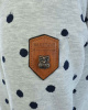 Толстовка женская с капюшоном Naketano Genitalalarm (Grey Melange M)