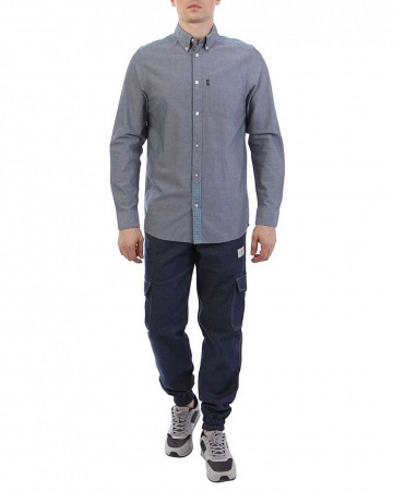 Рубашка Wesc, C1, Lamar Men's l/s Shirt (L синий)