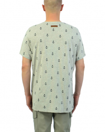 Футболка мужская Naketano Cafe FULL (Stone Grey Melange XXL)