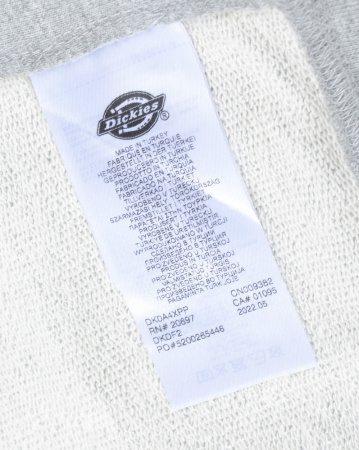 Толстовка мужская свитшот Dickies Mount Vista Sweatshirt (Grey, XXL)