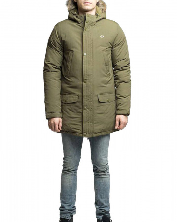 Пуховик мужской Fred Perry SJ5379 (XXL зеленый)
