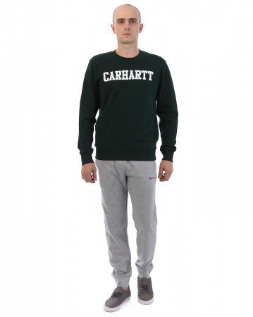 Толстовка свитшот Carhartt College Sweatshirt (XXL темно-зеленый)