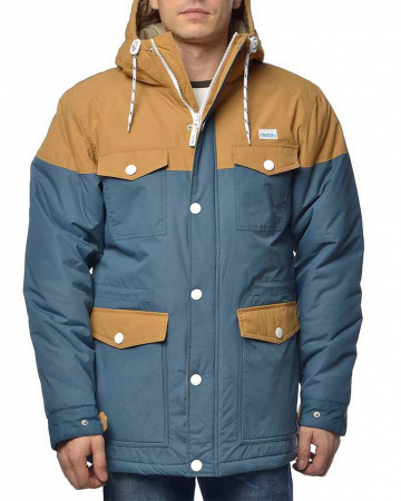 Куртка-парка Iriedaily Insulaner Parka (L сине-коричневый)