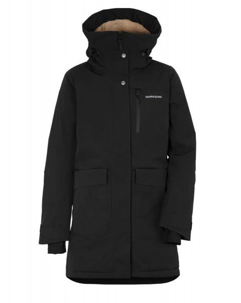 Куртка женская Didriksons Ciana 504306 (060 черный, 44)